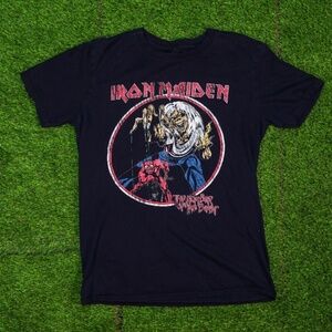 (FROM 1982) Vintage Iron Maiden "Number of the Beast" Tee